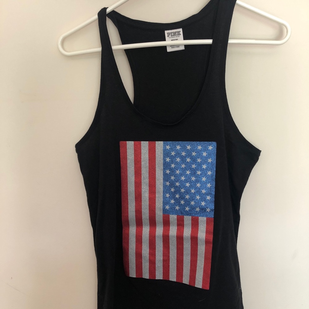 PINK American Flag Tank